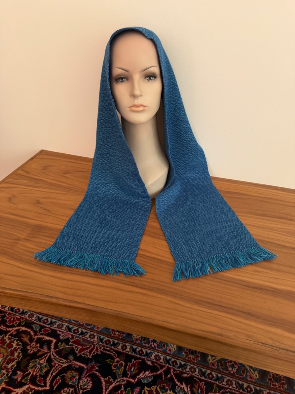 Loom Woven Wool Scarf by Famous Nova Scotia Weaver Lesley Armstrong